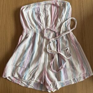 AE striped pastel romper